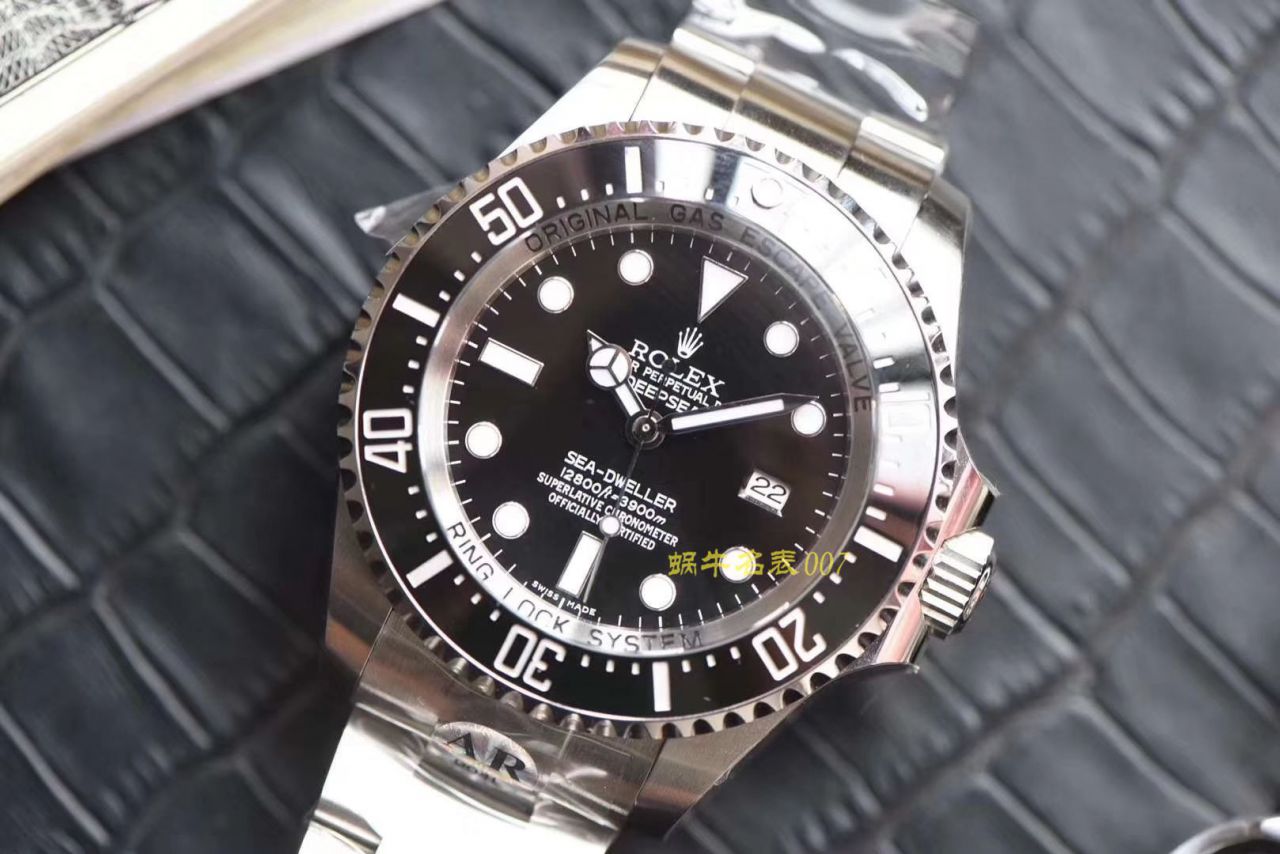 【AR厂顶级复刻高仿手表】劳力士海使型系列116660-98210 黑盘腕表(水鬼王) / R376