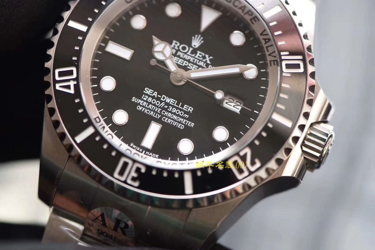 【AR厂顶级复刻高仿手表】劳力士海使型系列116660-98210 黑盘腕表(水鬼王) / R376