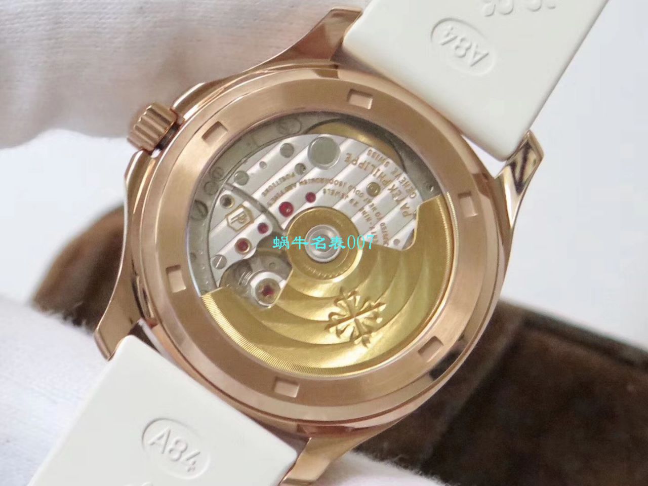 PATEK PHILIPPE百达翡丽AQUANAUT系列5068R-010腕表【PPF一比一 高仿百达翡丽鹦鹉螺女表】 / BD263