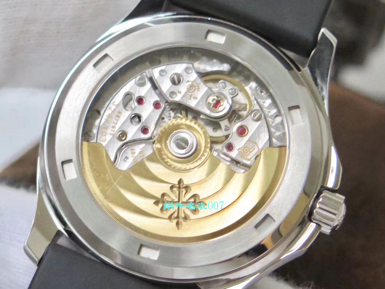 【PPF厂PATEK PHILIPPE复刻表】百达翡丽AQUANAUT高仿5069G-001 白金女士腕表 / BD230