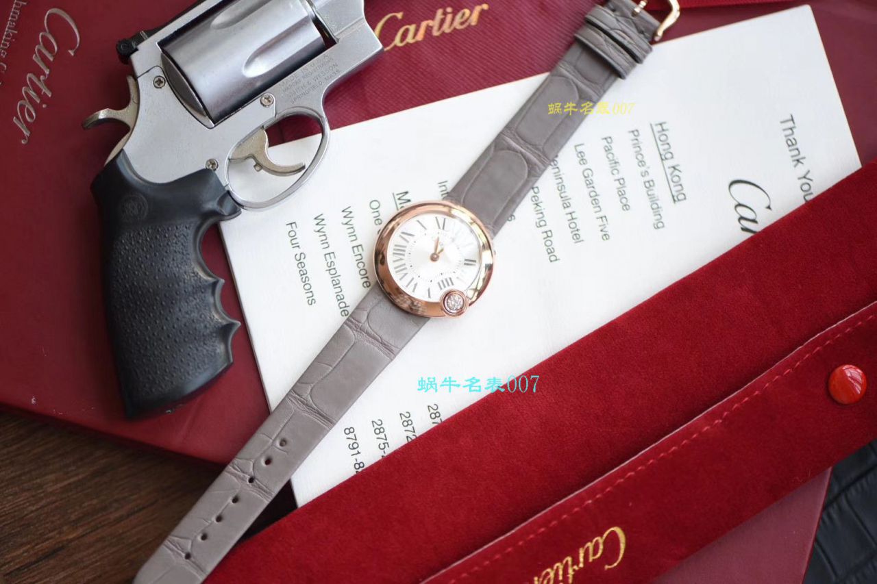 【台湾厂白气球复刻高仿女表】卡地亚BALLON BLANC DE CARTIER系列WJBL0008腕表 / K229