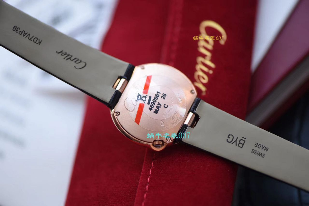 【台湾厂复刻高仿女表】卡地亚BALLON BLANC DE CARTIER系列WGBL0005腕表 / K230