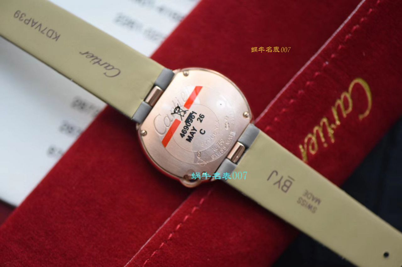 【台湾厂白气球复刻高仿女表】卡地亚BALLON BLANC DE CARTIER系列WJBL0008腕表 / K229