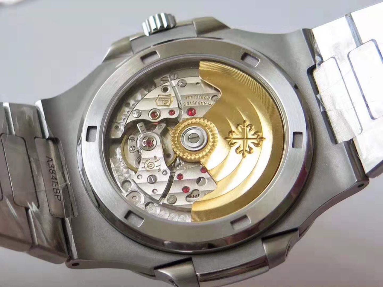 【PPF超级PATEK PHILIPPE鹦鹉螺重磅来袭！“灰蓝”】百达翡丽运动优雅顶级复刻高仿5711/1A 010 不锈钢腕表(高仿鹦鹉螺)2019年钢表王座的开年重器 / BD267