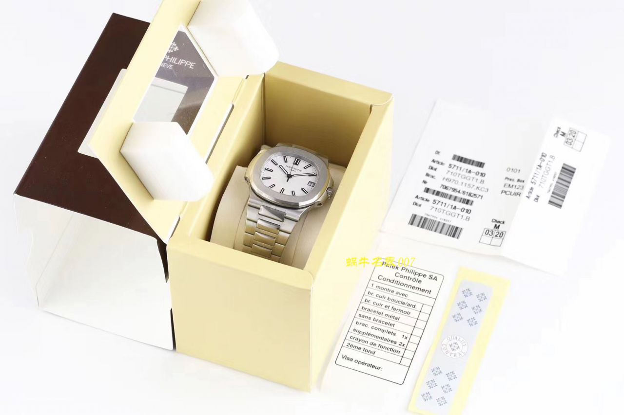 【视频评测PPF厂Patek Philippe复刻高仿表】百达翡丽Nautilus鹦鹉螺运动系列5711/1A-011 / BD276