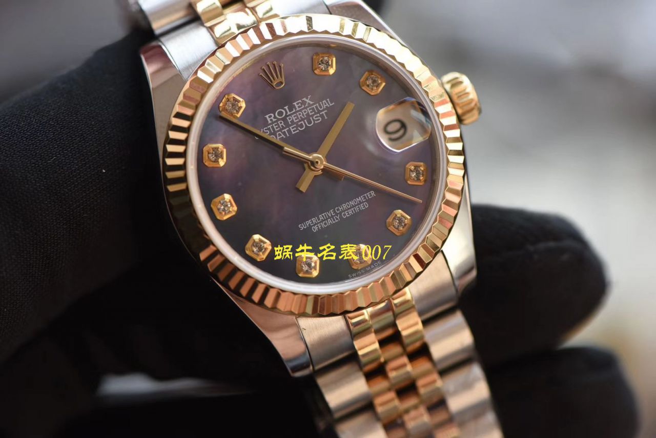 【台湾厂劳力士复刻高仿女士手表】Rolex劳力士DateJust日志型系列31/36mm男女装均有 / R372