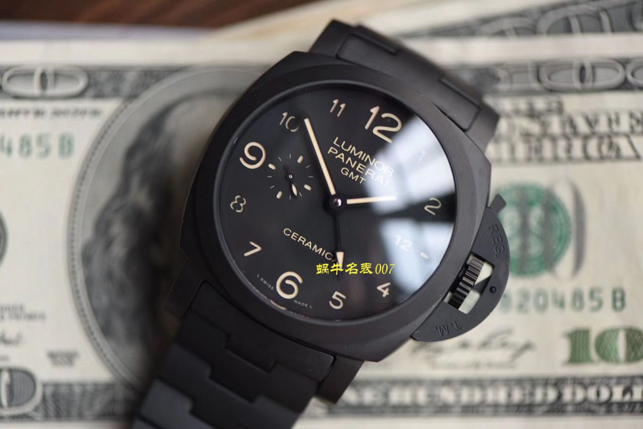 【VS厂Panerai复刻高仿手表】沛纳海全陶瓷PAM00438全陶瓷V3版本加强版黑机 / VS438V3
