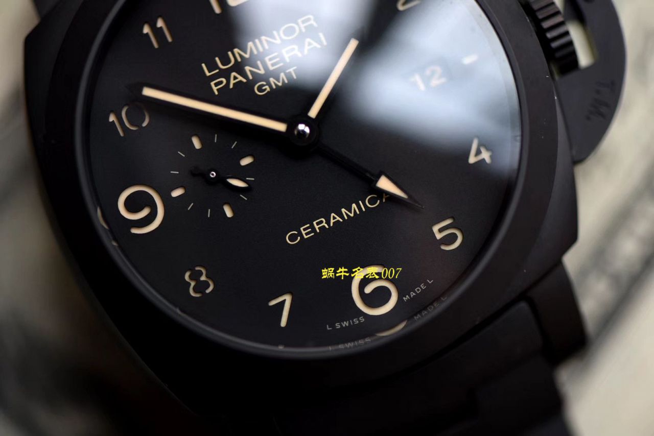 【VS厂Panerai复刻高仿手表】沛纳海全陶瓷PAM00438全陶瓷V3版本加强版黑机 / VS438V3