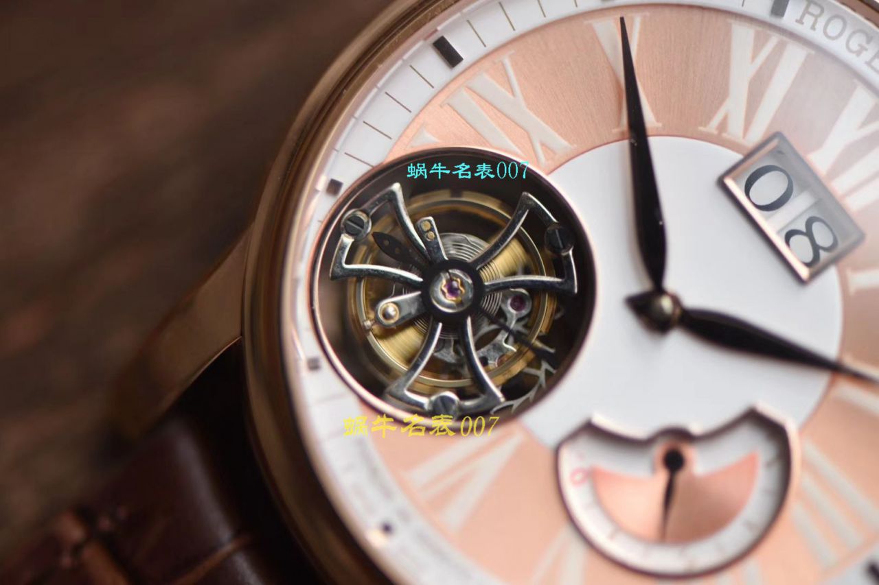 【JB厂Roger Dubuis偏心陀飞轮高仿表】罗杰杜彼HOMMAGE（致敬系列）系列RDDBHO0568腕表 / LJ036