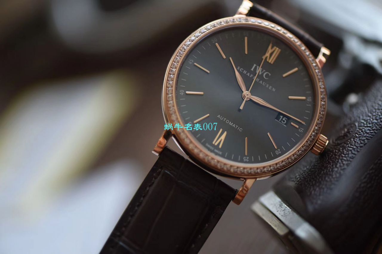 【视频评测V7厂IWC顶级复刻表】万国表柏涛菲诺高仿IW356516腕表 / WG396