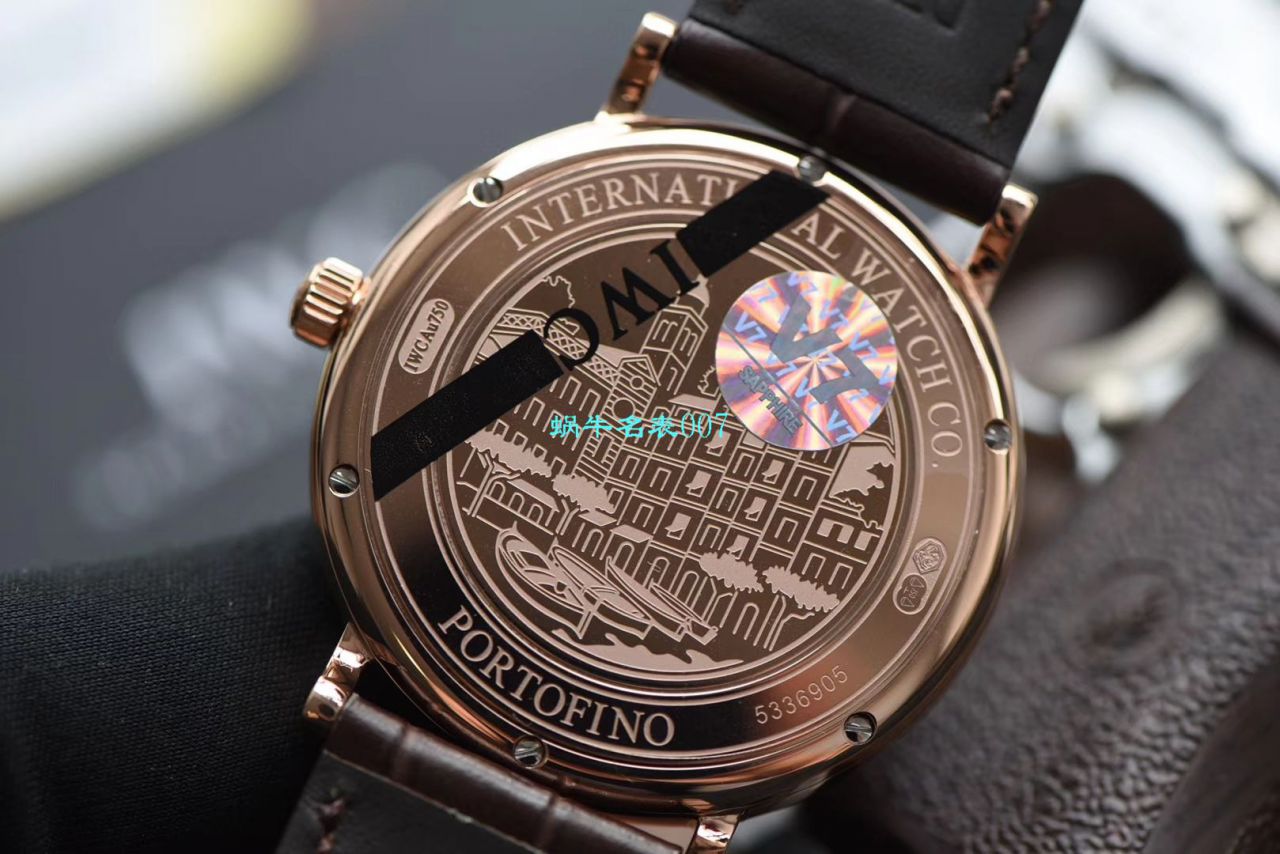 【视频评测V7厂IWC顶级复刻表】万国表柏涛菲诺高仿IW356516腕表 / WG396