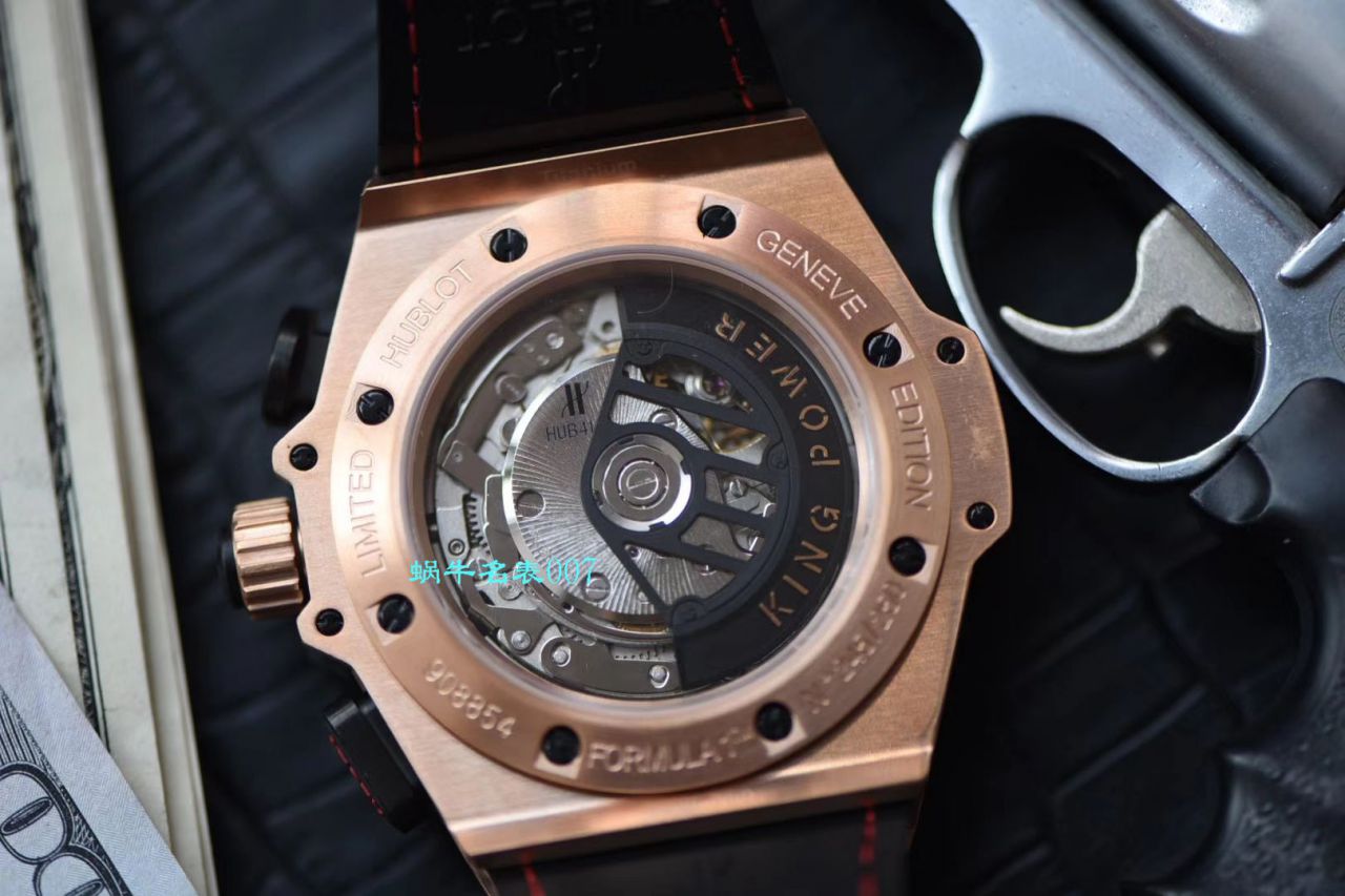 【HBBV6厂顶级复刻手表】宇舶法拉利F1 玫瑰金703.OM.6912.HR.FMC12 Hublot  F1 King Power Great Britain Limited Edition / YB072