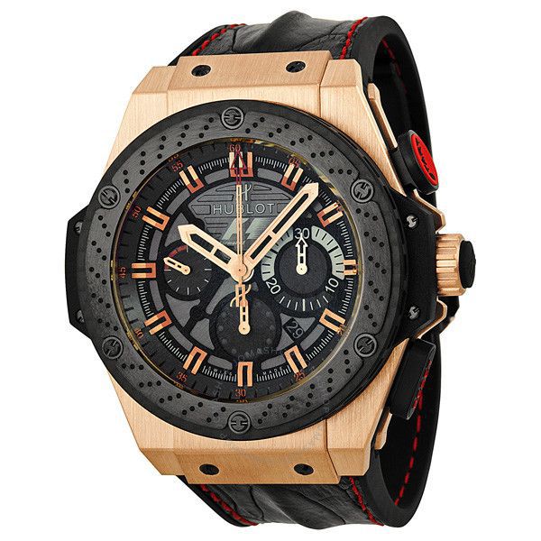 【HBBV6厂顶级复刻手表】宇舶法拉利F1 玫瑰金703.OM.6912.HR.FMC12 Hublot  F1 King Power Great Britain Limited Edition / YB072