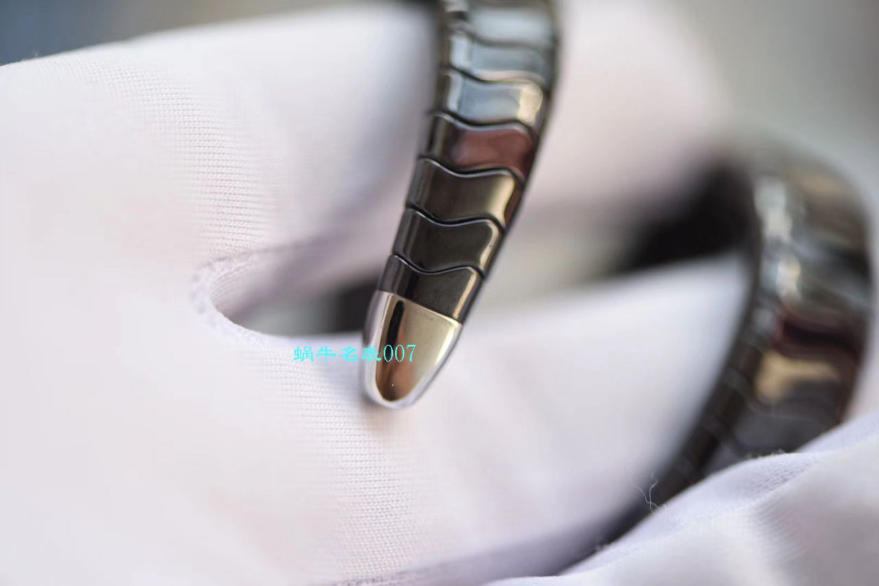 【BV厂BVLGARI复刻蛇形女表】宝格丽SERPENTI系列102734，102613 SPC35WGDWCGD1.1T白面黑面陶瓷腕表 / BG029