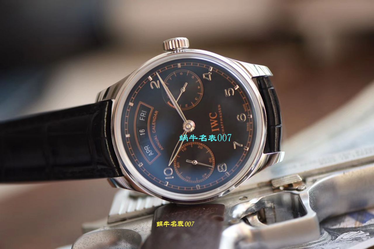 【ZF厂万国复刻高仿表价格】IWC万国表葡萄牙系列“Pisa版”葡萄牙年历表腕表 / M500