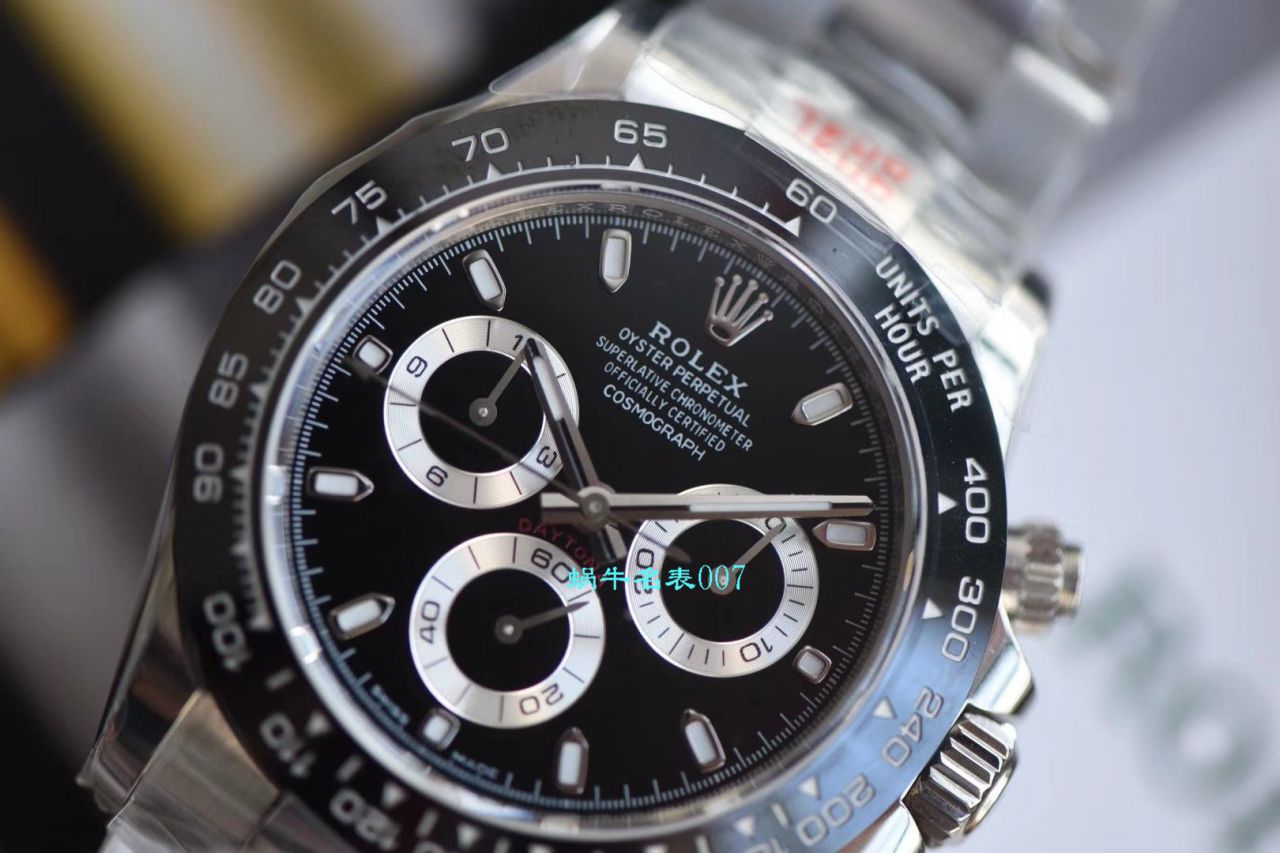 【NOOB厂复刻劳力士迪通拿手表】N厂熊猫迪V3升级版来袭宇宙计型迪通拿高仿116500LN-78590腕表 / R380
