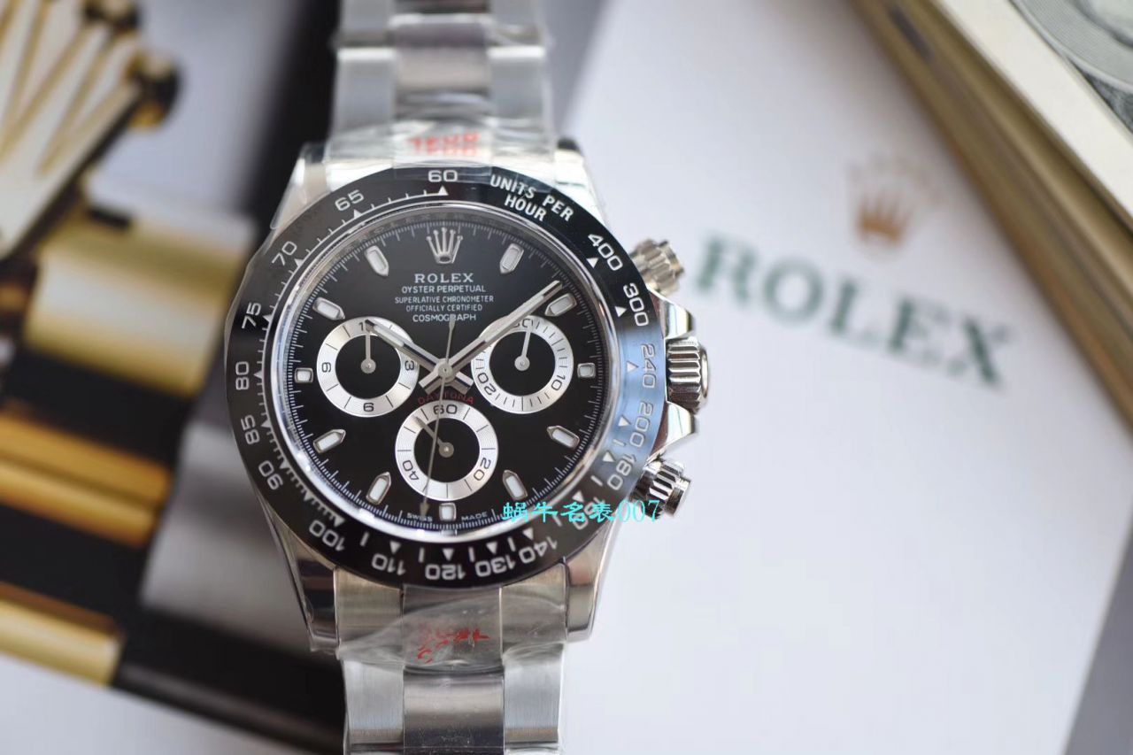 【NOOB厂复刻劳力士迪通拿手表】N厂熊猫迪V3升级版来袭宇宙计型迪通拿高仿116500LN-78590腕表 / R380