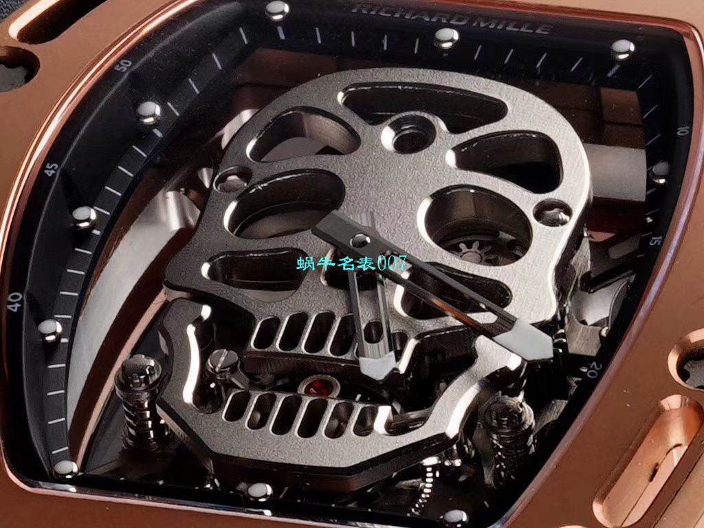 【视频评测EUR厂Richard Mille仿表价格顶级复刻高仿】俄罗斯紫金版理查德米勒至尊鬼王RM052 / RM052jin