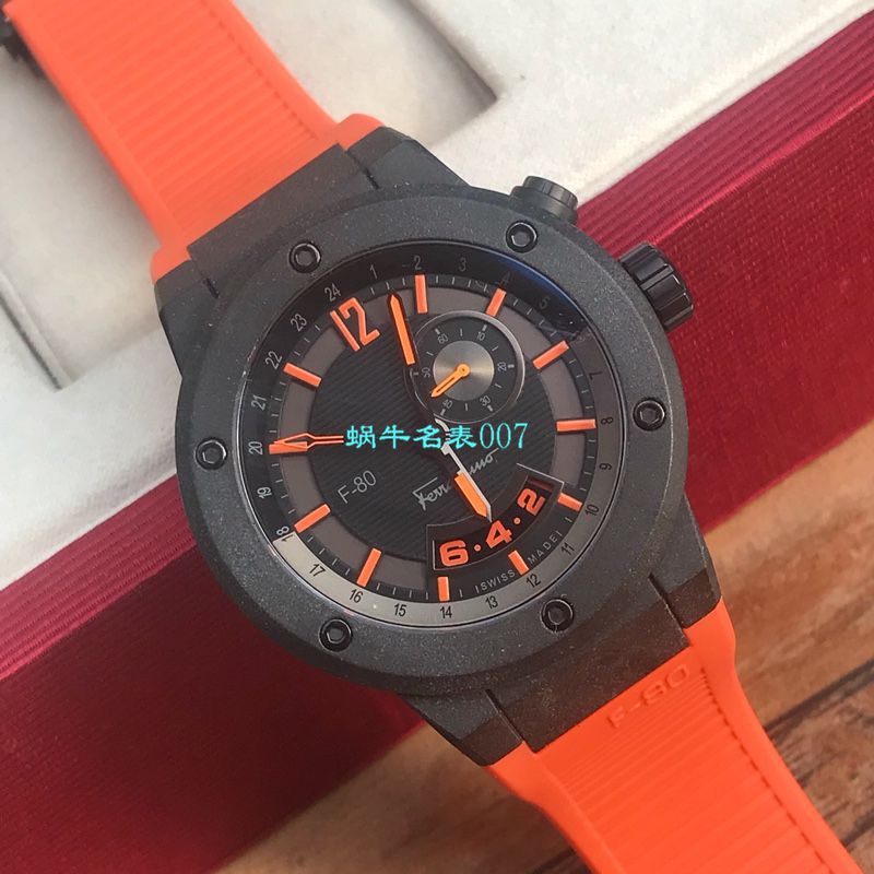 【渠道原单】菲拉格慕Ferragamo F-80系列碳素纤维男士腕表 / FEL011