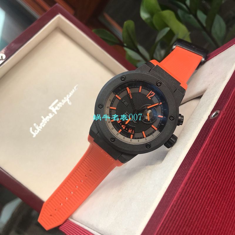 【渠道原单】菲拉格慕Ferragamo F-80系列碳素纤维男士腕表 / FEL011