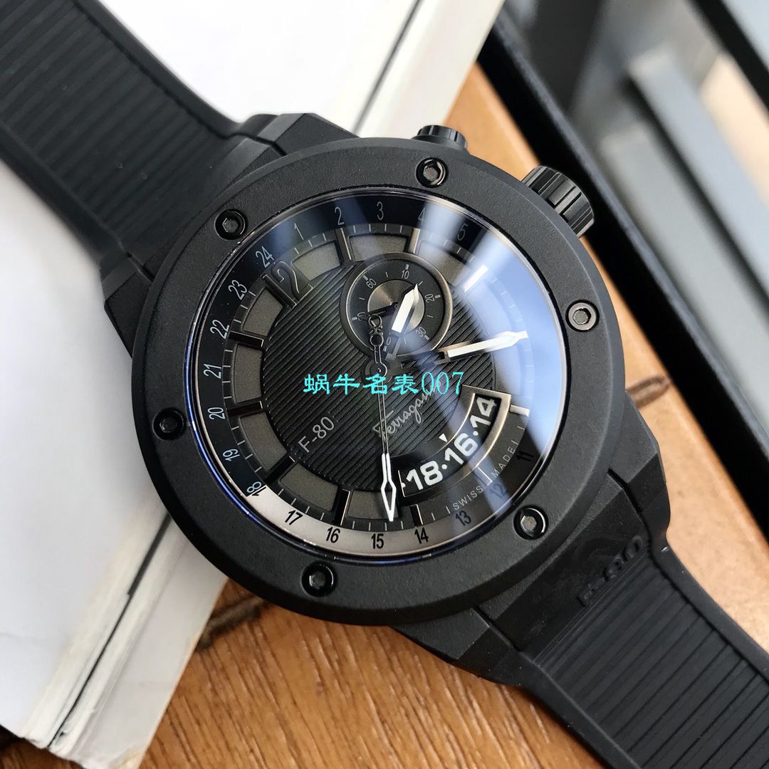 【渠道原单】菲拉格慕Ferragamo F-80系列碳素纤维男士腕表 / FEL011