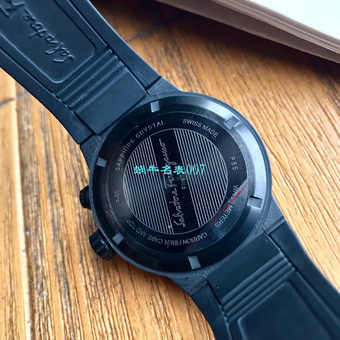 【渠道原单】菲拉格慕Ferragamo F-80系列碳素纤维男士腕表 / FEL011