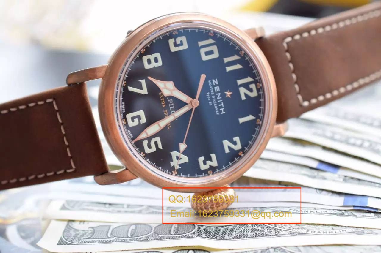 【XF厂Zenith青铜大飞复刻高仿手表】真力时飞行员系列29.2430.679/21.C753腕表 