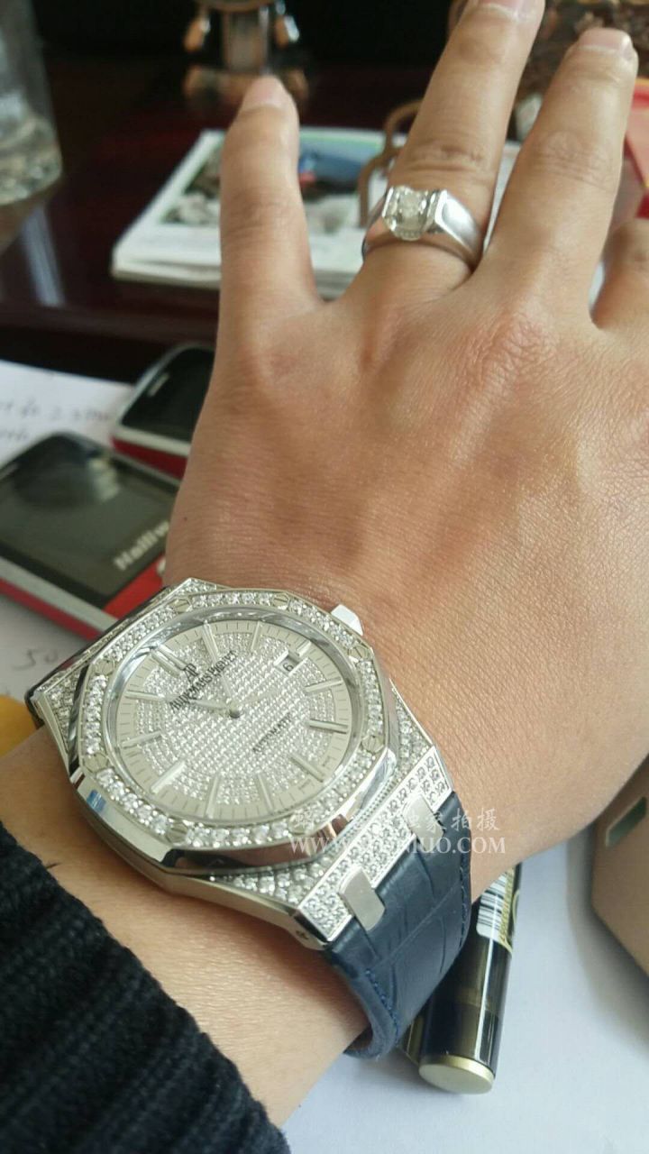 【视频评测JF厂Audemars Piguet复刻高仿手表】爱彼皇家橡树系列15402OR.ZZ.D003CR.01腕表 / AP179