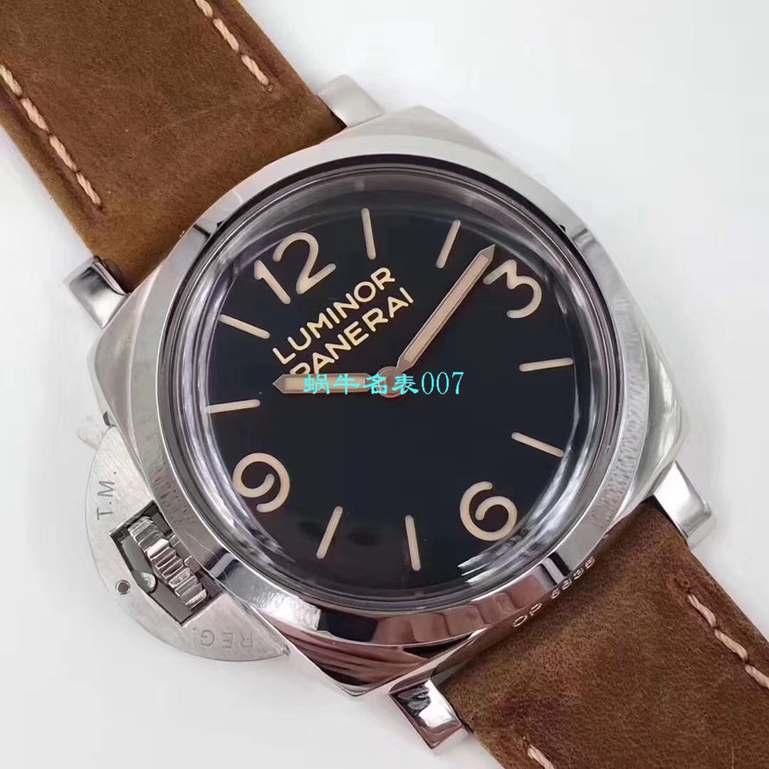 【ZF厂复刻高仿表】沛纳海Luminor 1950 left-handed 左撇子3 Days PAM557、PAM00557 / ZFPAM557