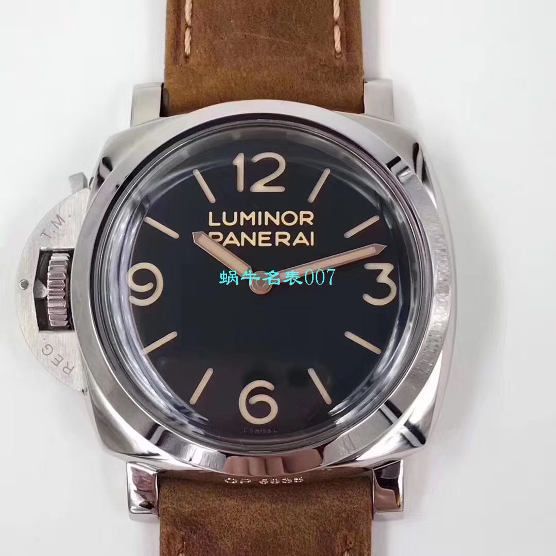【ZF厂复刻高仿表】沛纳海Luminor 1950 left-handed 左撇子3 Days PAM557、PAM00557 / ZFPAM557