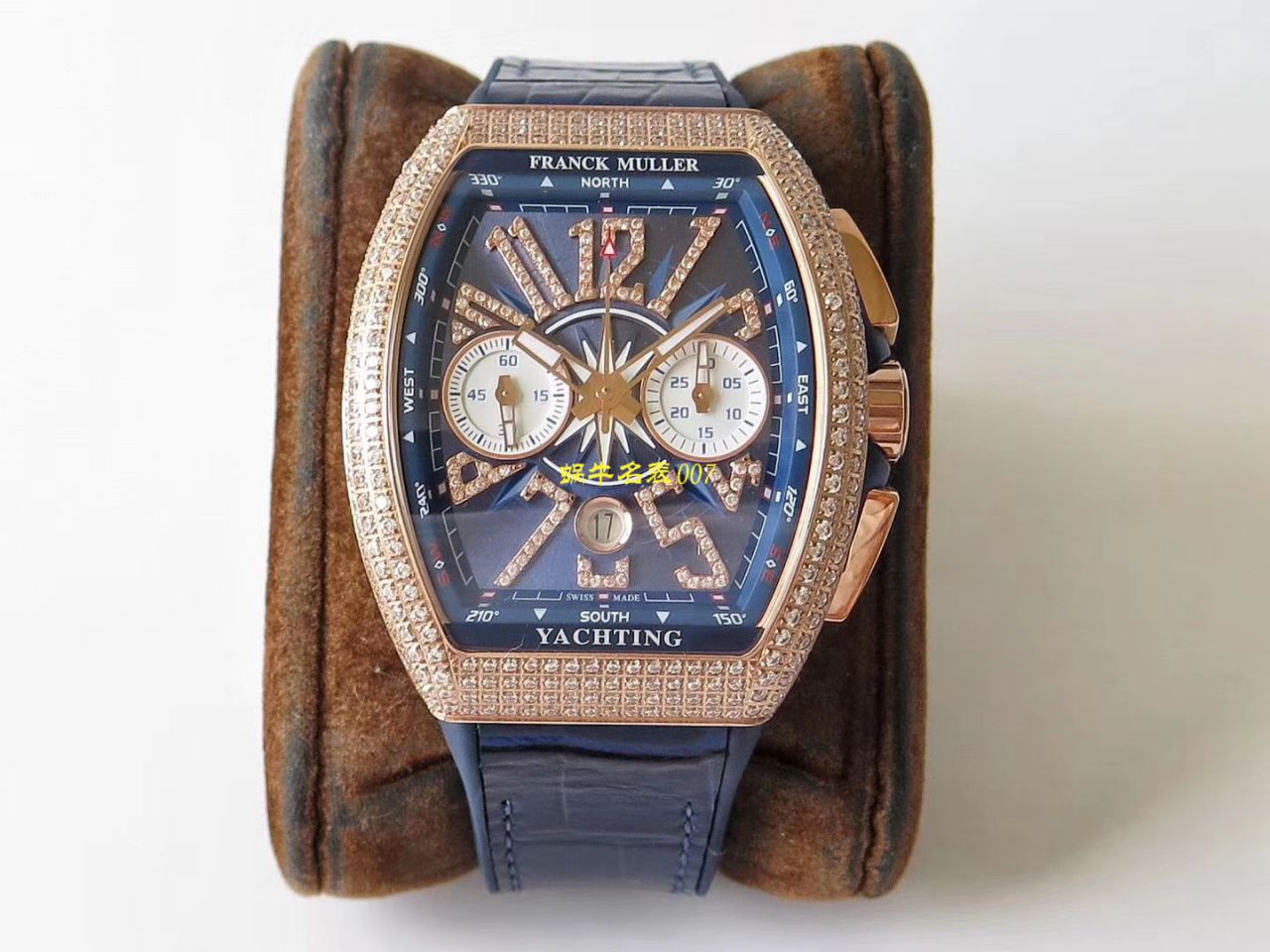 【台湾厂Franck Muller复刻高仿手表】法兰克穆勒MEN'S COLLECTION系列V 45 CC DT YACHT腕表 / FL063