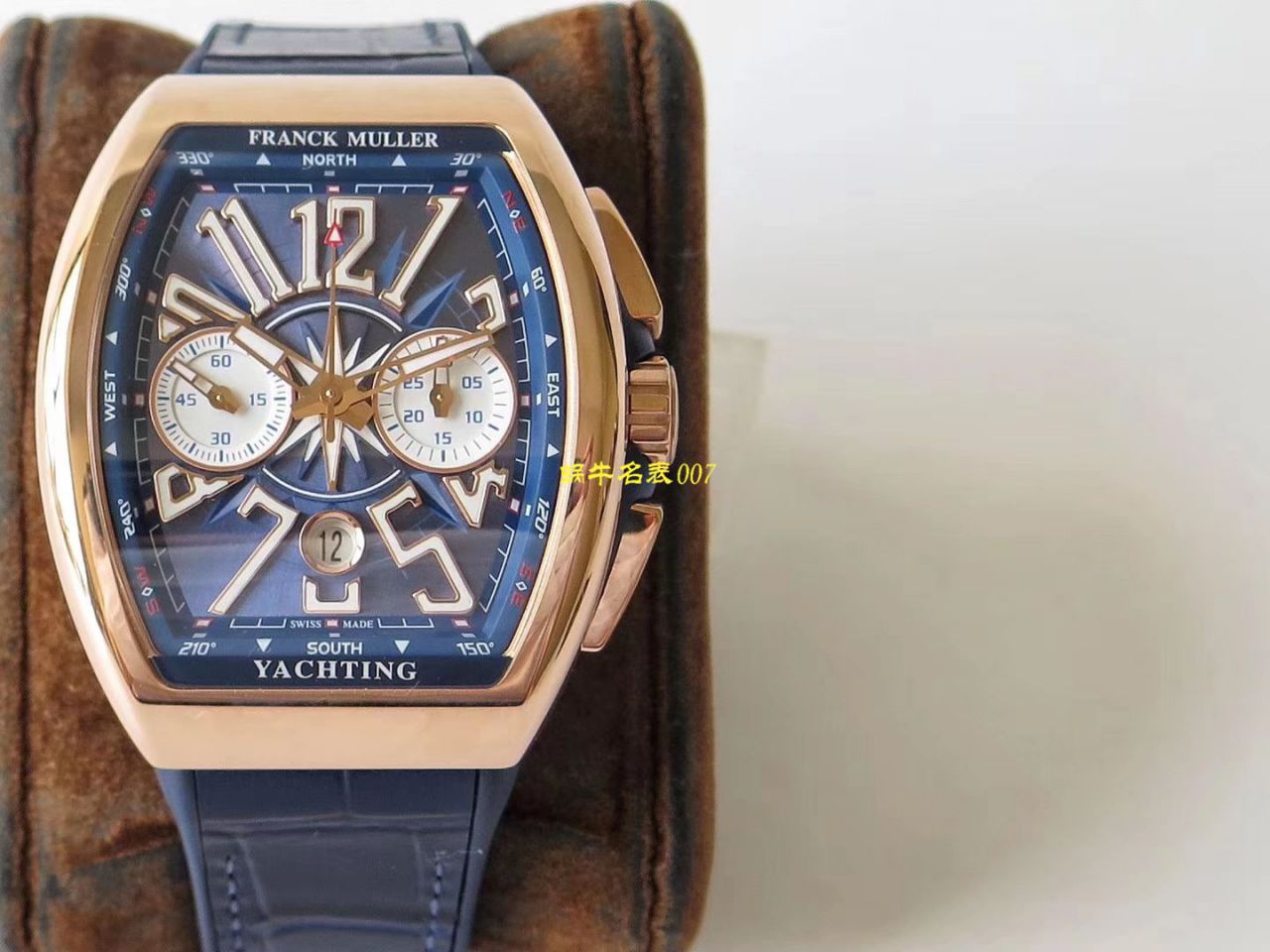 【台湾厂Franck Muller复刻高仿手表】法兰克穆勒MEN'S COLLECTION系列V 45 CC DT YACHT腕表 / FL063