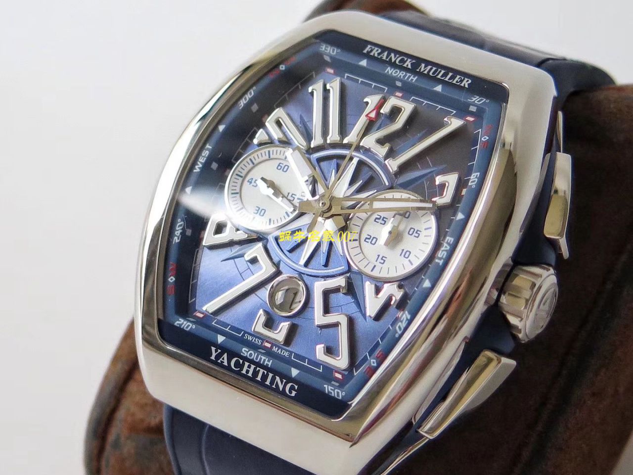 【台湾厂Franck Muller复刻高仿手表】法兰克穆勒MEN'S COLLECTION系列V 45 CC DT YACHT腕表 / FL063