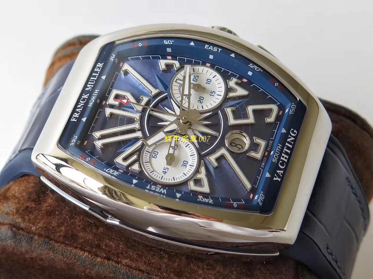 【台湾厂Franck Muller复刻高仿手表】法兰克穆勒MEN'S COLLECTION系列V 45 CC DT YACHT腕表 / FL063