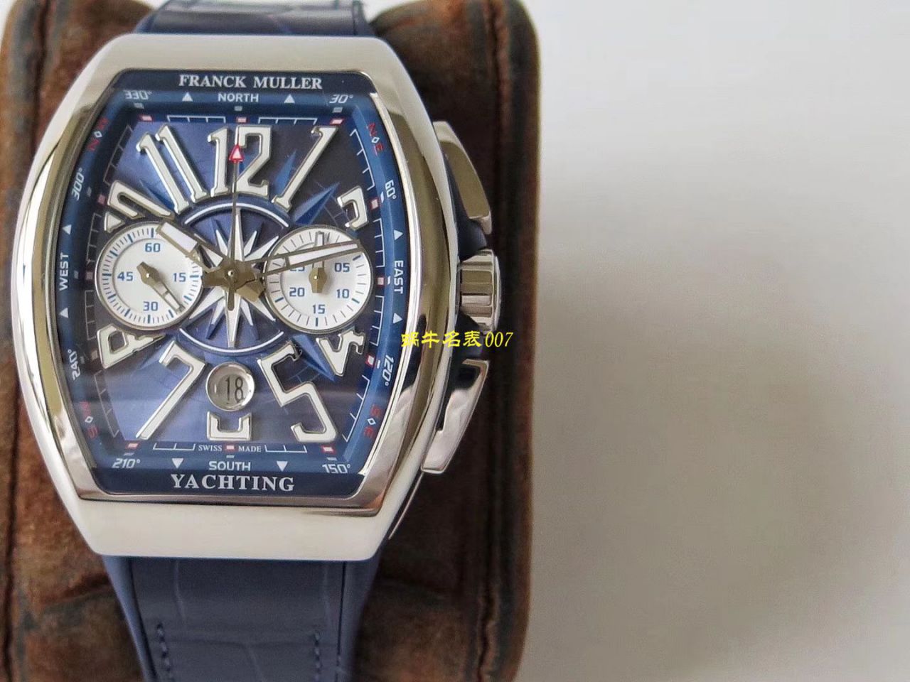 【台湾厂Franck Muller复刻高仿手表】法兰克穆勒MEN'S COLLECTION系列V 45 CC DT YACHT腕表 / FL063