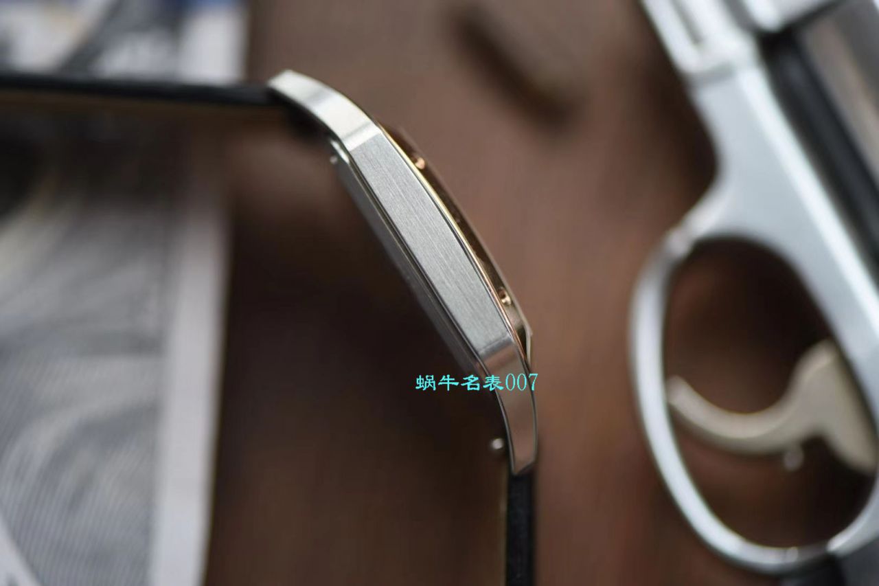 【XF厂卡地亚复刻高仿表】卡地亚山度士系列W2SA0012（小号）腕表间玫山度士杜蒙 / K231