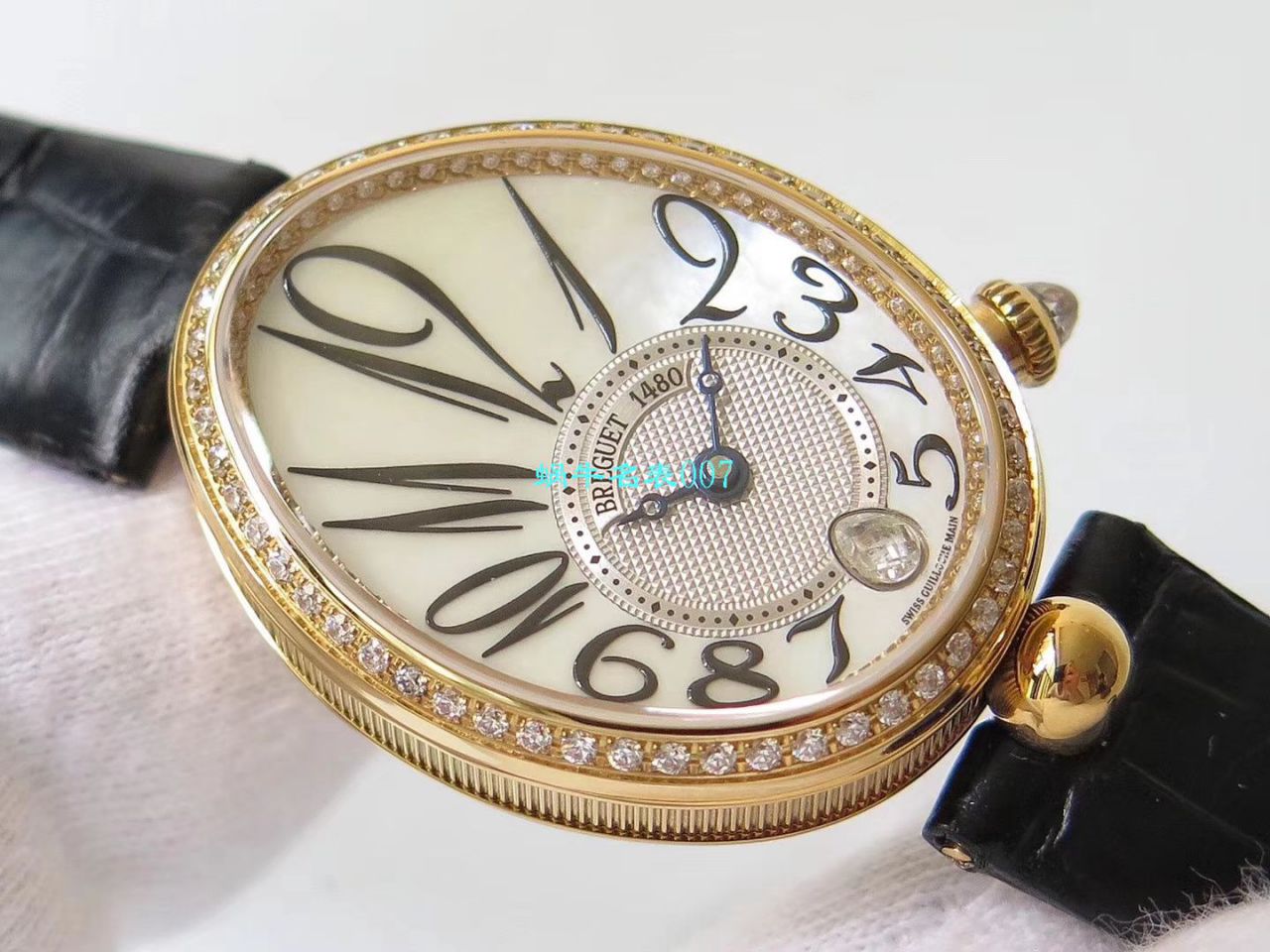 【视频评测ZF厂Breguet复刻高仿女表】宝玑那不勒斯皇后系列8918BA/58/964/D00D腕表 / BZ057