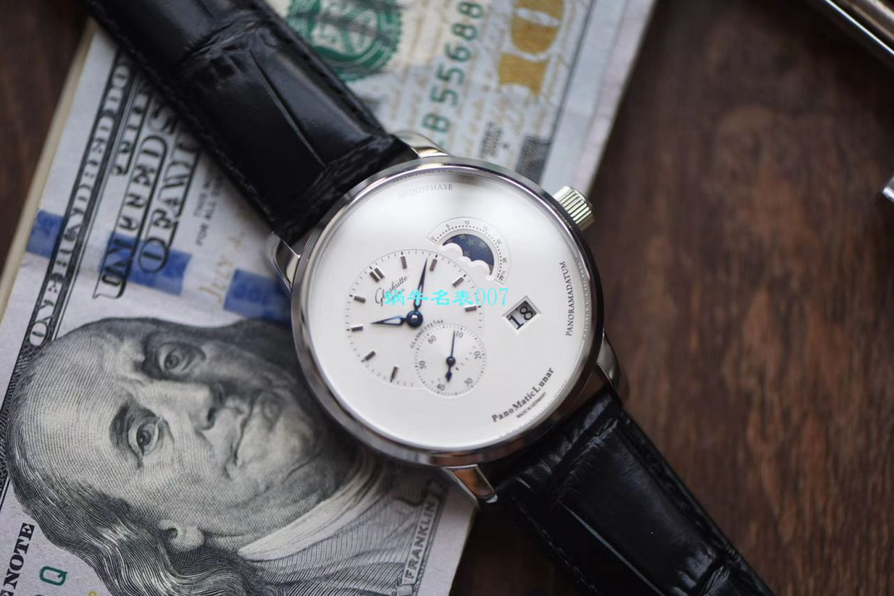 【TZ厂Glashütte Original复刻高仿表】格拉苏蒂原创偏心系列1-90-02-42-32-05腕表 / GLA053