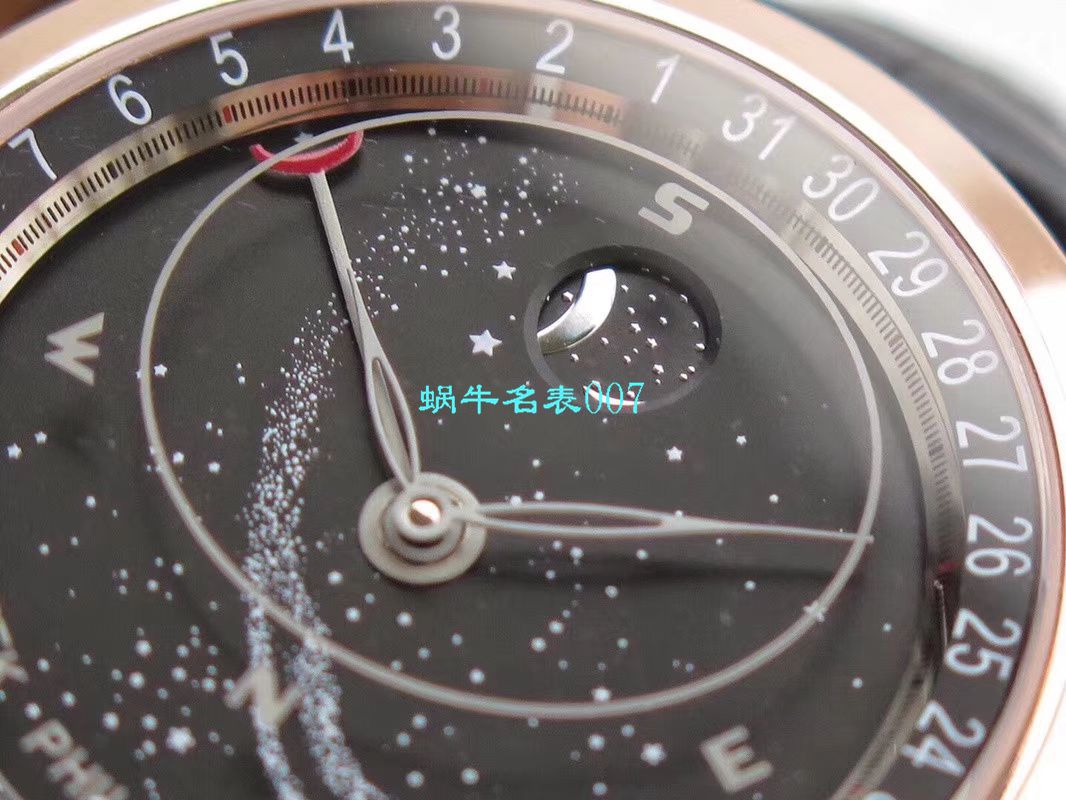 【台湾厂PATEK PHILIPPE复刻高仿表】百达翡丽超级复杂功能计时系列6104R-001腕表 / BD232