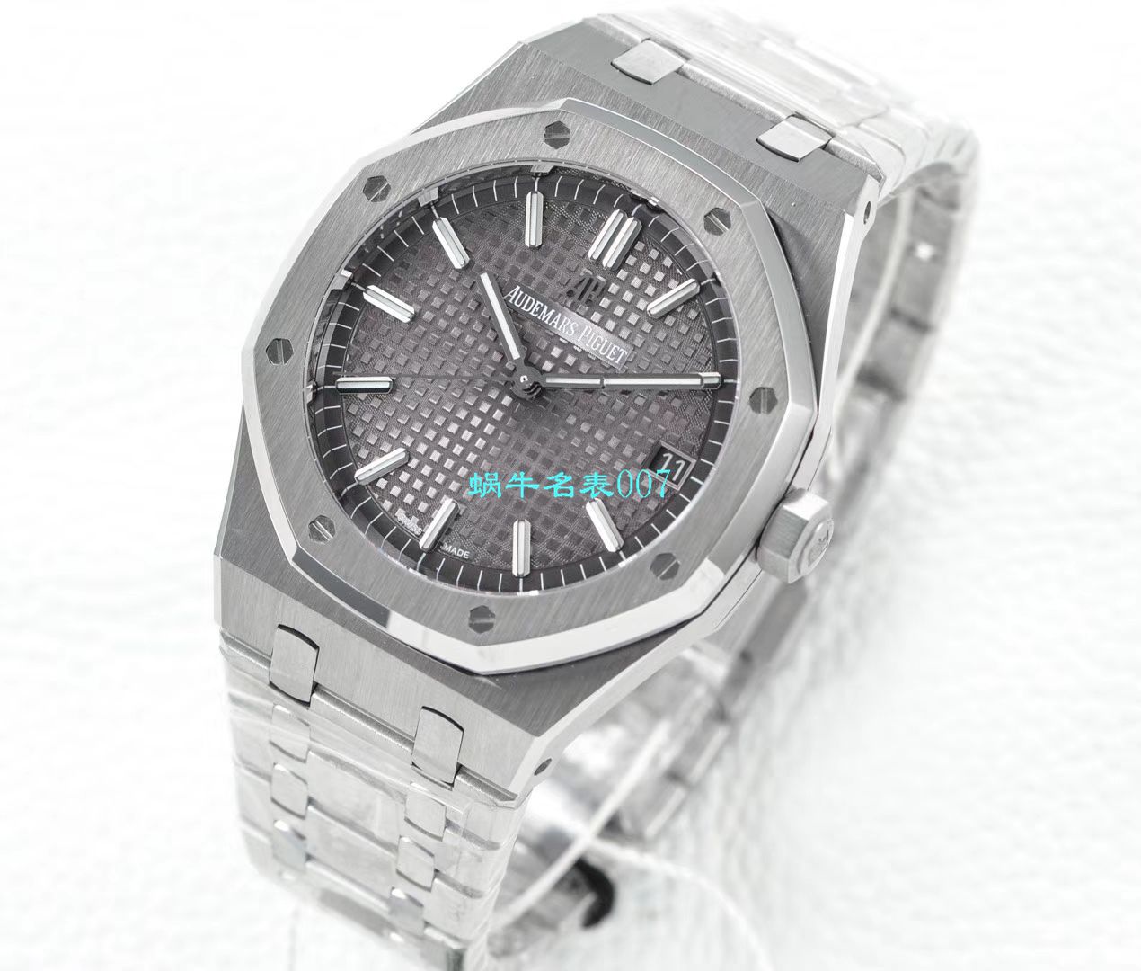 【OM厂复刻高仿表】爱彼皇家橡树系列15500ST.OO.1220ST.01，15500ST.OO.1220ST.02，15500ST.OO.1220ST.03腕表 / AP180