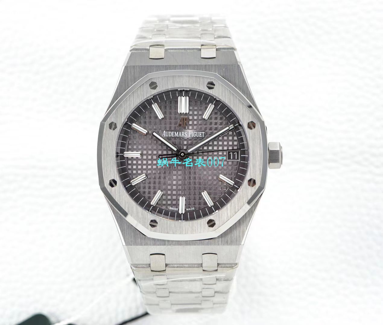 【OM厂复刻高仿表】爱彼皇家橡树系列15500ST.OO.1220ST.01，15500ST.OO.1220ST.02，15500ST.OO.1220ST.03腕表 / AP180