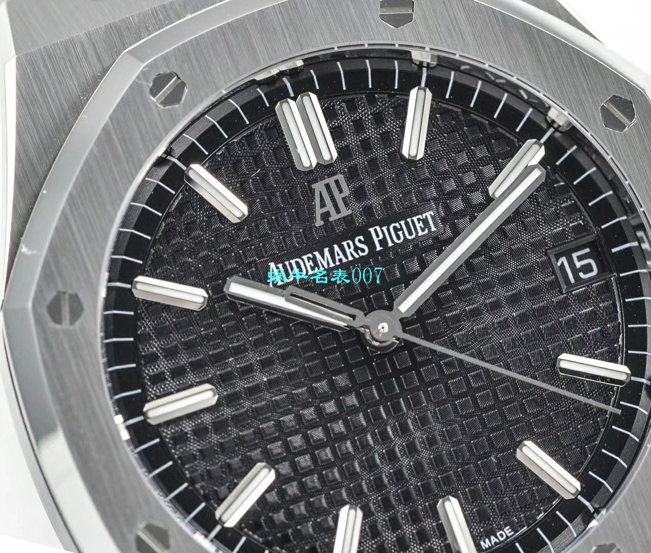 【OM厂复刻高仿表】爱彼皇家橡树系列15500ST.OO.1220ST.01，15500ST.OO.1220ST.02，15500ST.OO.1220ST.03腕表 / AP180