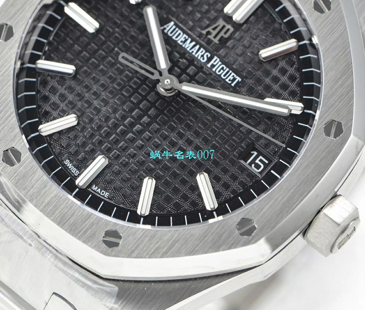 【OM厂复刻高仿表】爱彼皇家橡树系列15500ST.OO.1220ST.01，15500ST.OO.1220ST.02，15500ST.OO.1220ST.03腕表 / AP180