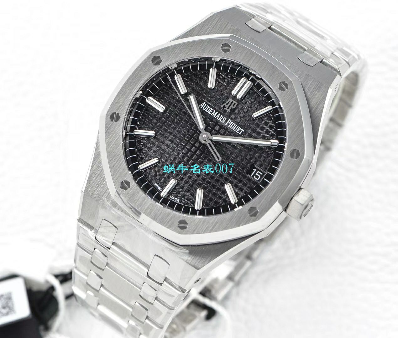 【OM厂复刻高仿表】爱彼皇家橡树系列15500ST.OO.1220ST.01，15500ST.OO.1220ST.02，15500ST.OO.1220ST.03腕表 / AP180