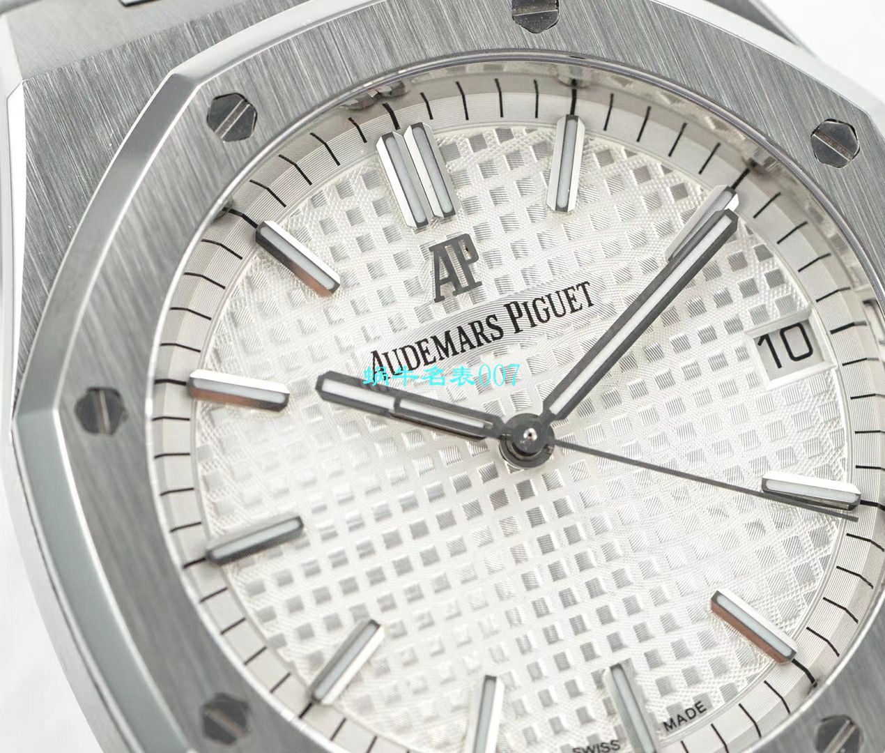 【OM厂复刻高仿表】爱彼皇家橡树系列15500ST.OO.1220ST.01，15500ST.OO.1220ST.02，15500ST.OO.1220ST.03腕表 / AP180