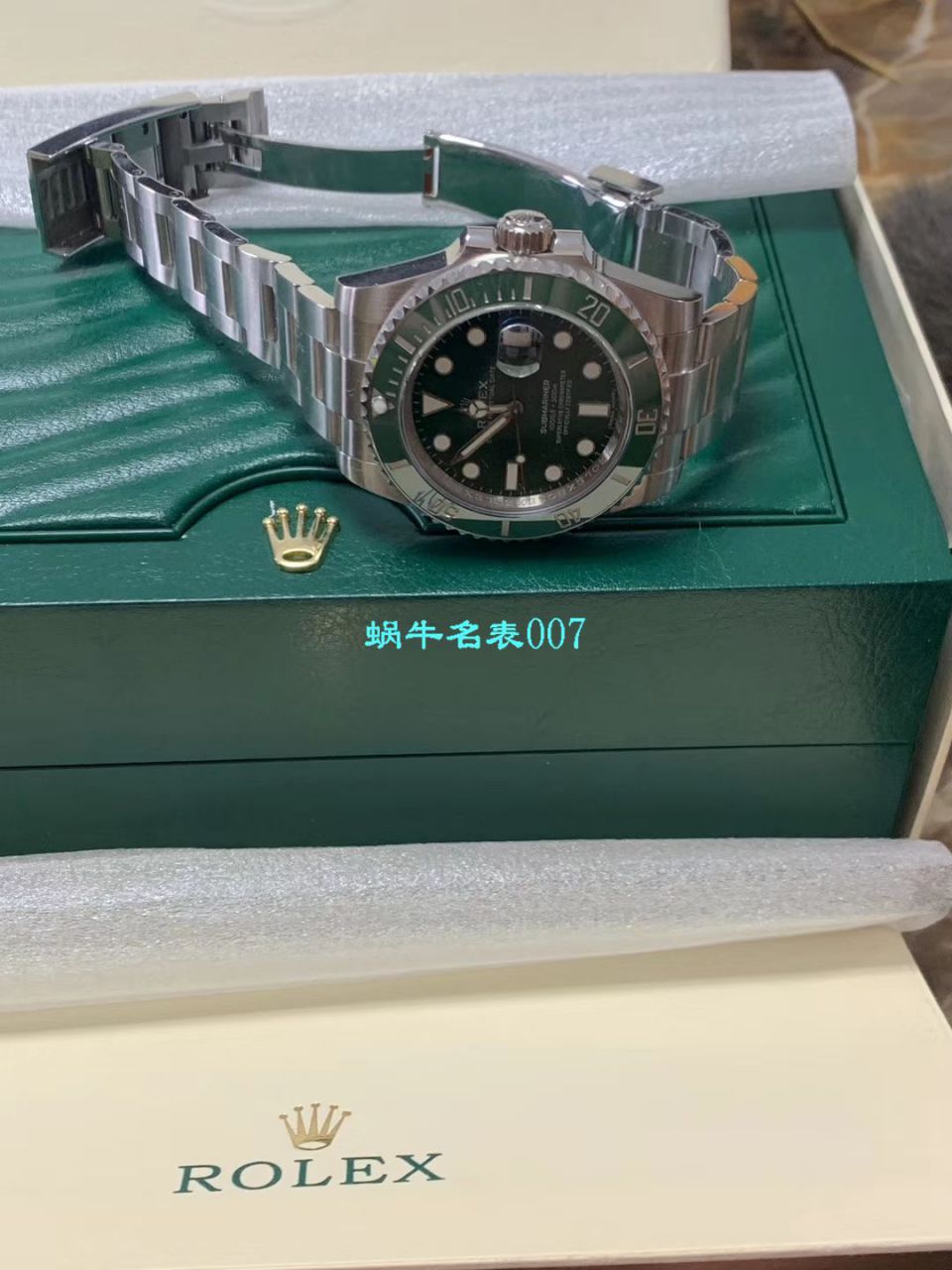 【视频评测最完‎美复刻高仿​Rolex绿水鬼‎SUBN厂V10升​级版】劳力士潜航者型系列116610LV-97200绿盘腕表 / R392