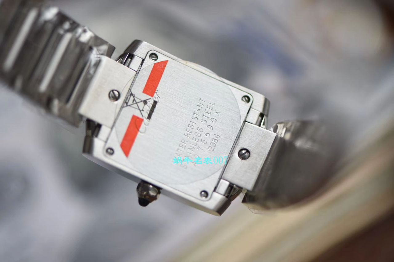 【8848厂CARTIER法国坦克复刻高仿女表】卡地亚坦克系列W50012S3腕表 / K232