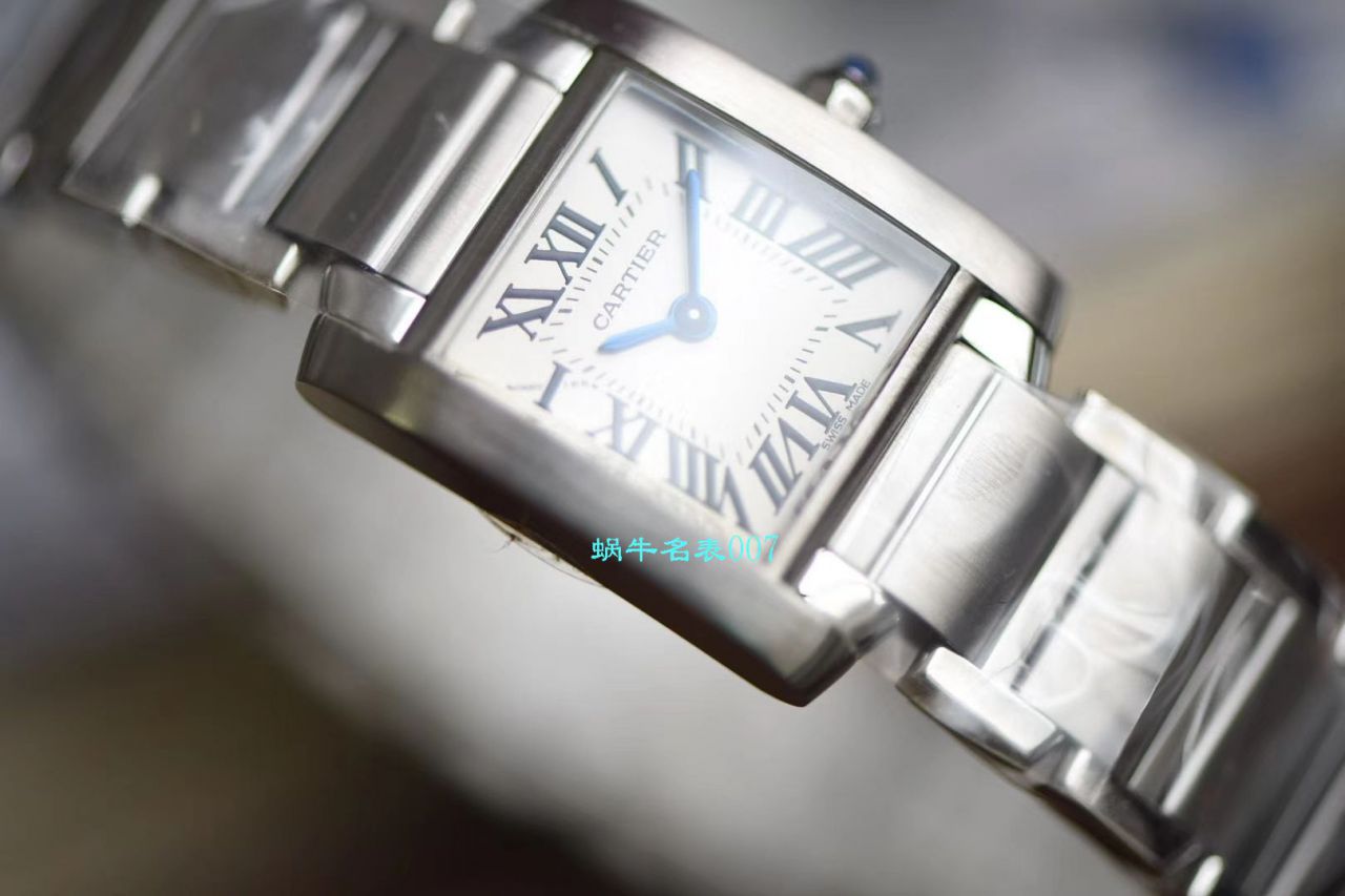 【8848厂CARTIER法国坦克复刻高仿女表】卡地亚坦克系列W50012S3腕表 / K232
