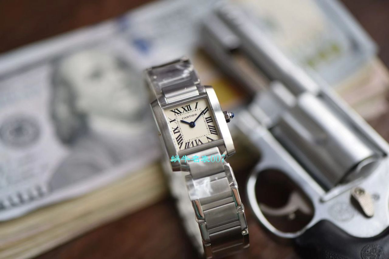 【8848厂CARTIER法国坦克复刻高仿女表】卡地亚坦克系列W50012S3腕表 / K232