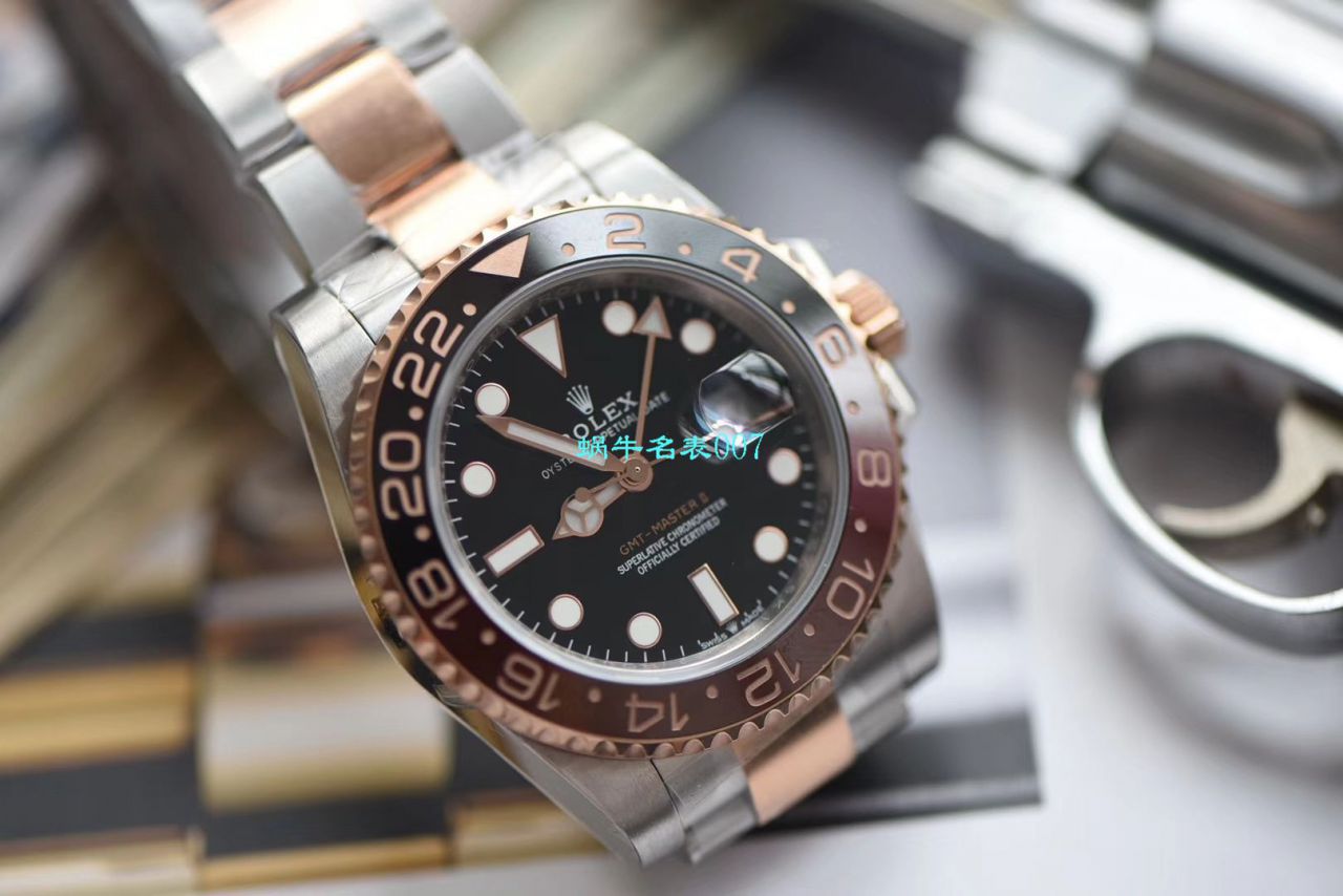 【LF厂Rolex间金沙士圈复刻高仿表】劳力士格林尼治型II系列m126711chnr-0002腕表 / R396